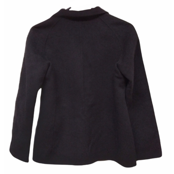 Carole Little black 100% wool handmade jacket XS - Picture 3 of 13